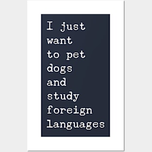 Dogs & Foreign Languages Posters and Art